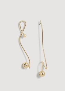Asymetric earrings, £13 at Mango.com