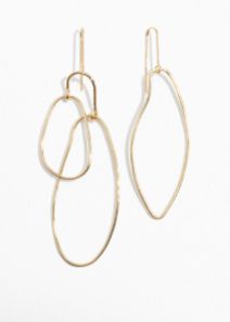 Asymetrical earrings, £23, at & Other Stories.com